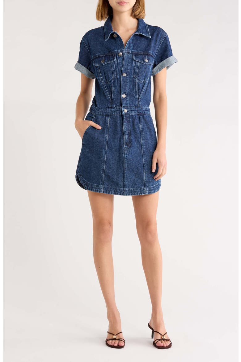 Topanga Denim Dress, Main, color, RUSH