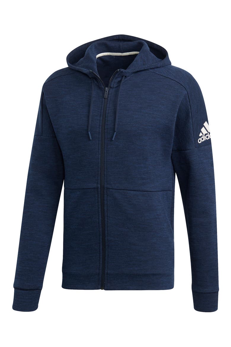 ID Stadium Zip Hoodie, Alternate, color, LEGEND INK/ ASH GREY