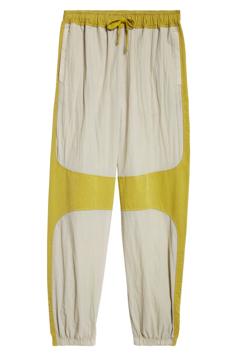 Is Colorblock Track Pants, Alternate, color, KHAKI GREY