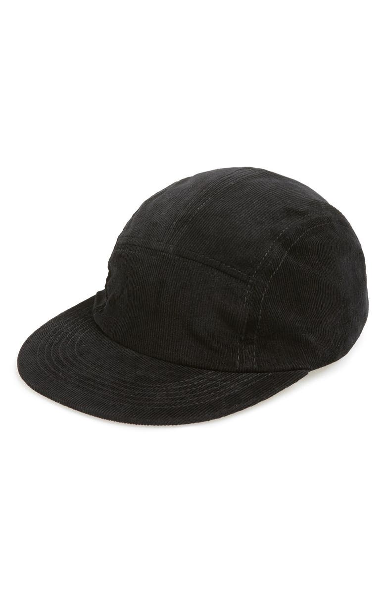 Topman Corduroy Five Panel Cap, Main, color,