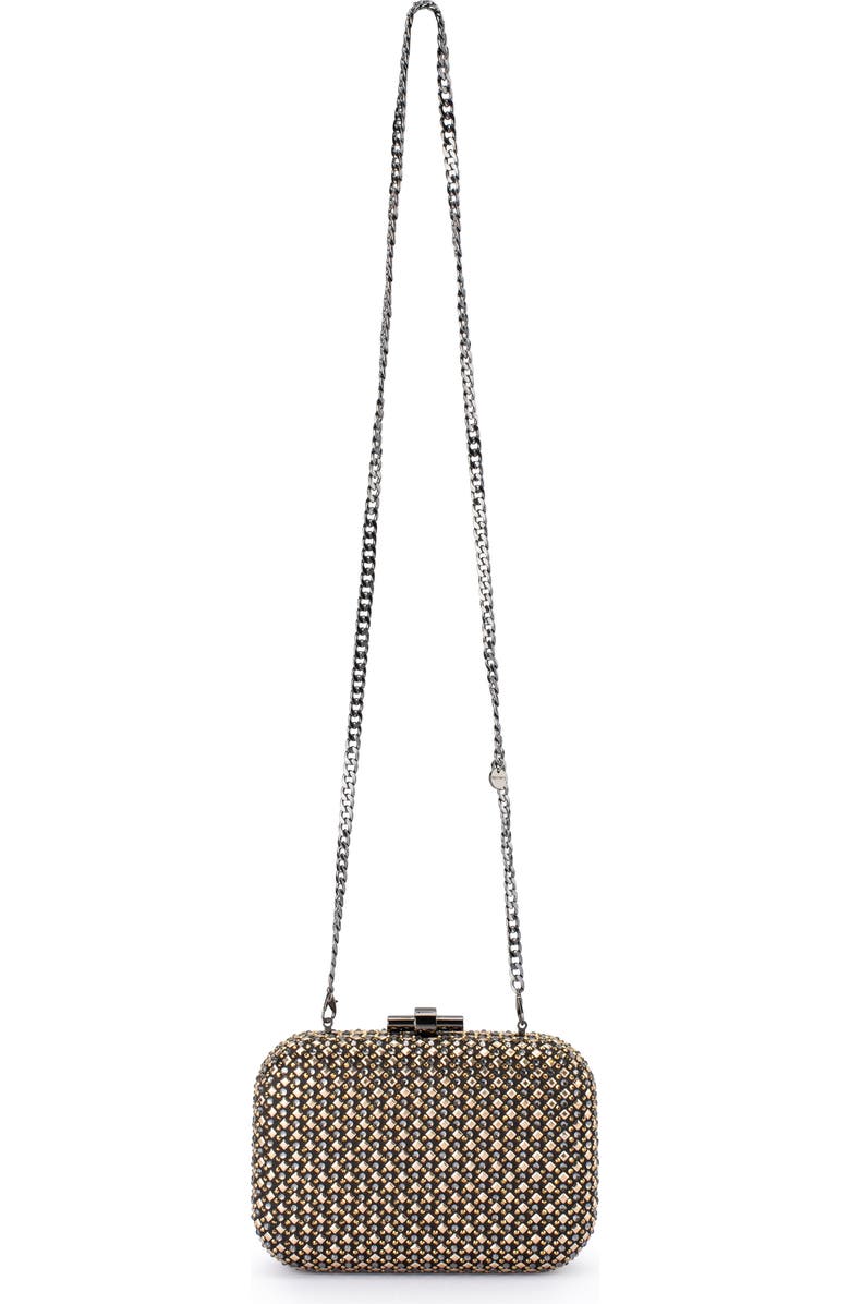 Olga Berg Ellen Hotfix Frame Clutch, Alternate, color,