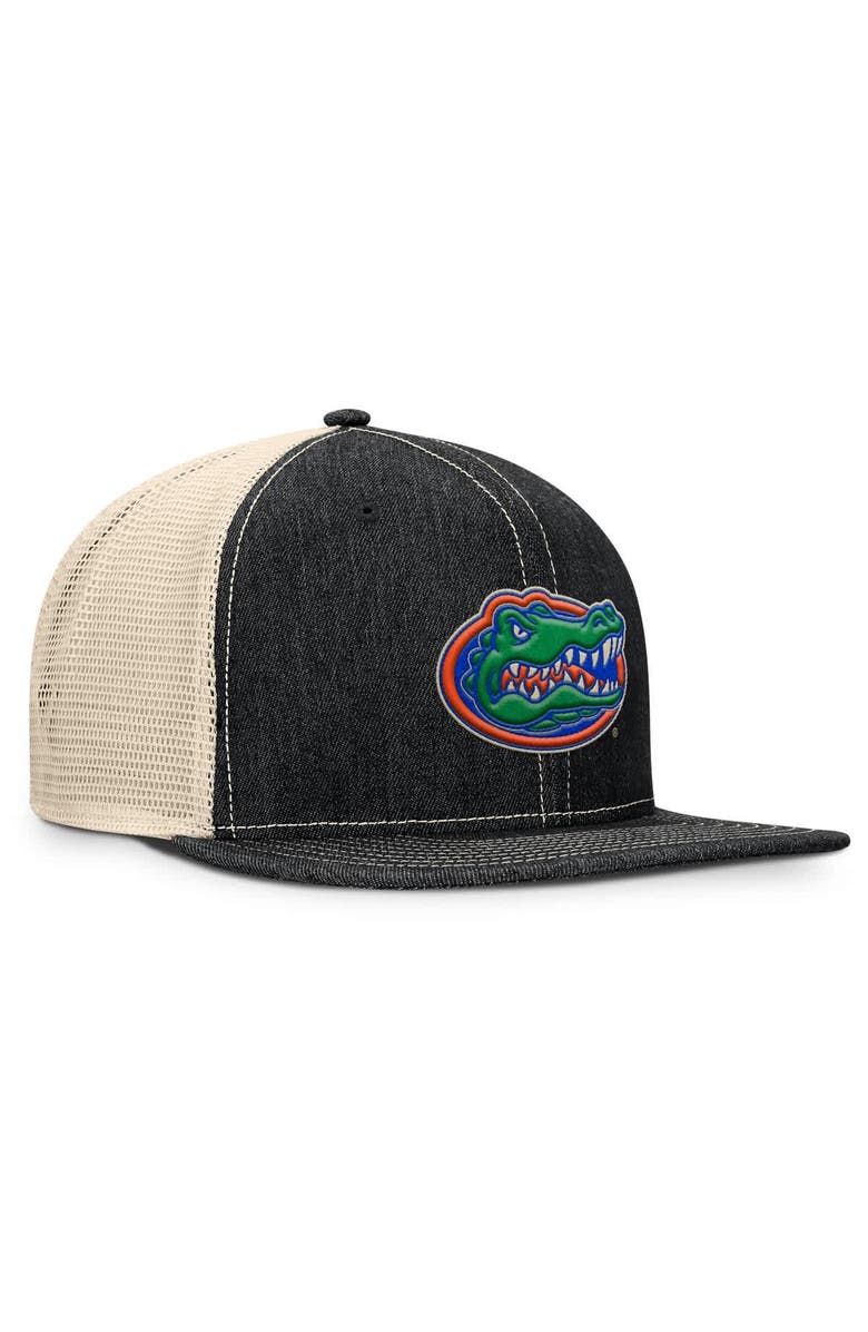 FANATICS Men's Fanatics Black/Natural Florida Gators Legend Trucker Snapback Hat, Alternate, color, Black