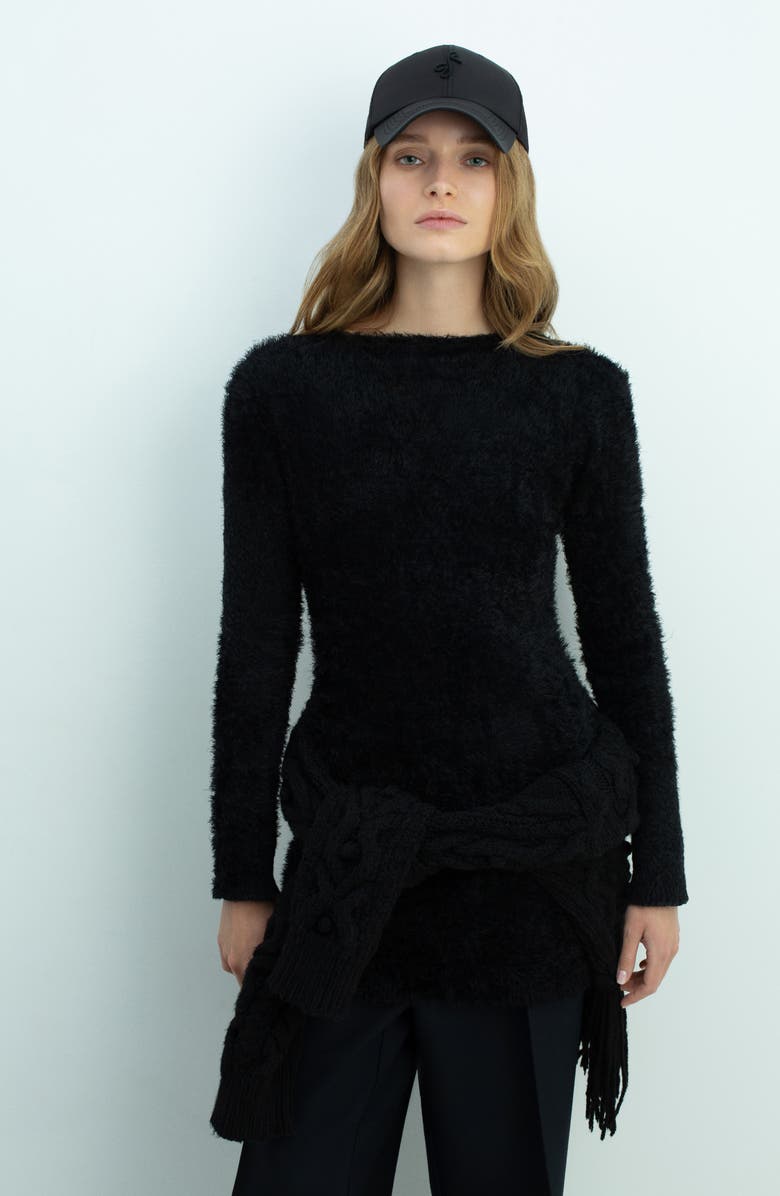 Ruslan Baginskiy Monogram Embroidered Baseball Cap, Alternate, color, Black