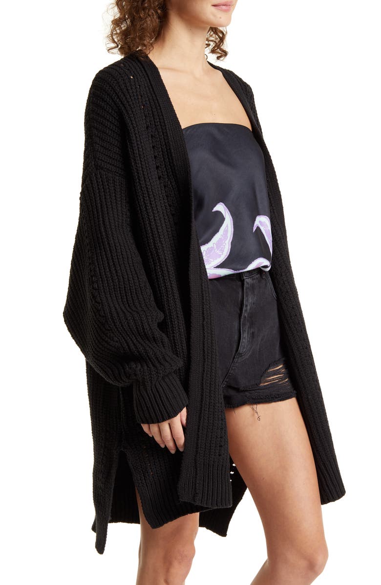 Free People Women's Dare to Dream Rib Cotton Blend Cardigan, Alternate, color,