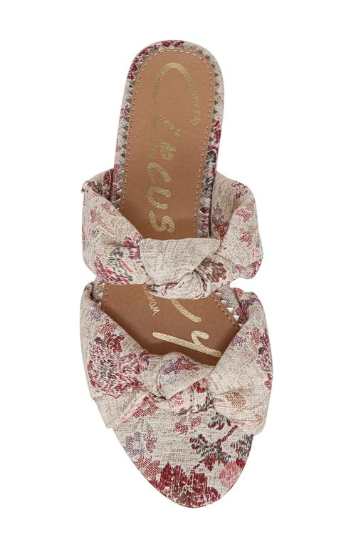 Circus Ny By Sam Edelman Marissa Two Strap Sandal In Natural Blush Multi