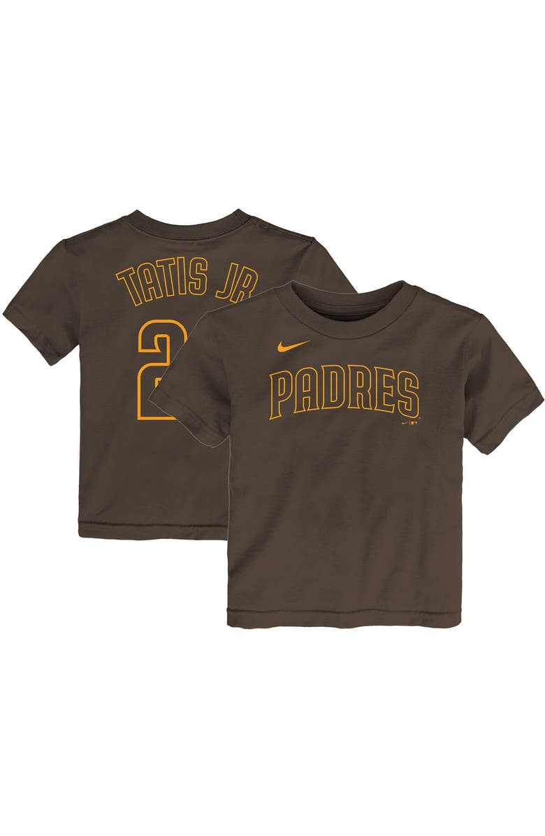 Nike Toddler Fernando Tatis Jr. Brown San Diego Padres Player Name & Number T-Shirt, Main, color, 