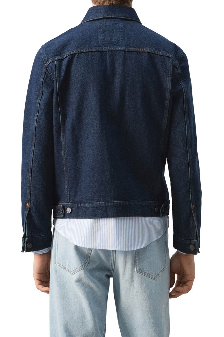 Cotton Denim Jacket, Alternate, color, OPEN BLUE