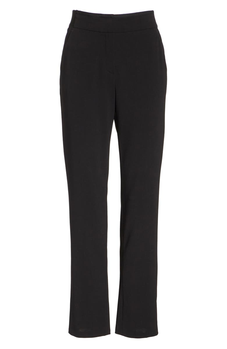 Emporio Armani Magic Stretch Wool Crepe Pants, Alternate, color,