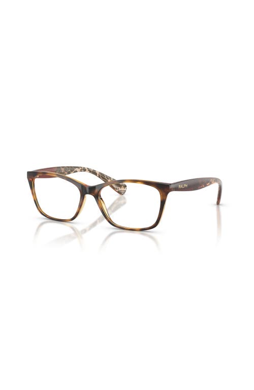 Ralph 52mm Cat Eye Optical Glasses In Brown