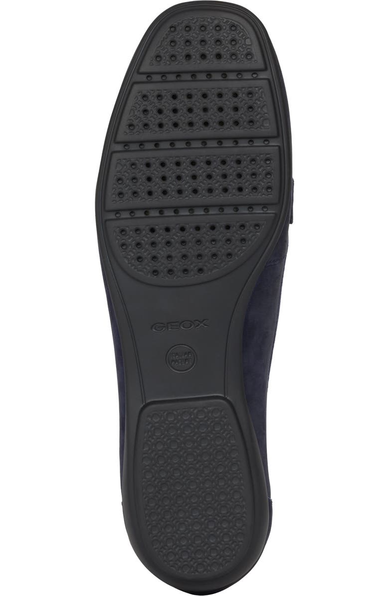 Geox Annytah Loafer, Alternate, color, Dark Blue Nubuck Leather