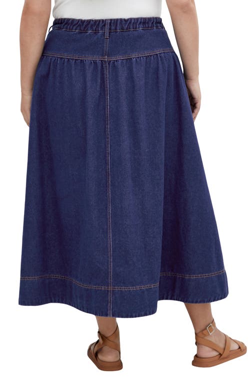 CITY CHIC CITY CHIC DENIM MAXI SKIRT