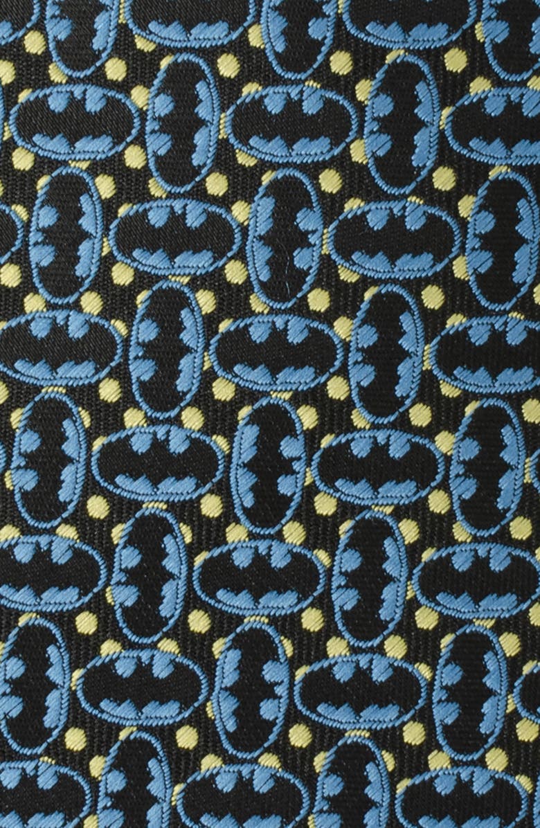 Cufflinks, Inc. Batman Emblem Silk Blend Tie, Alternate, color, Blue Black