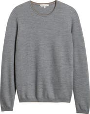 Jack Victor Belvedere Tipped Merino Wool Sweater