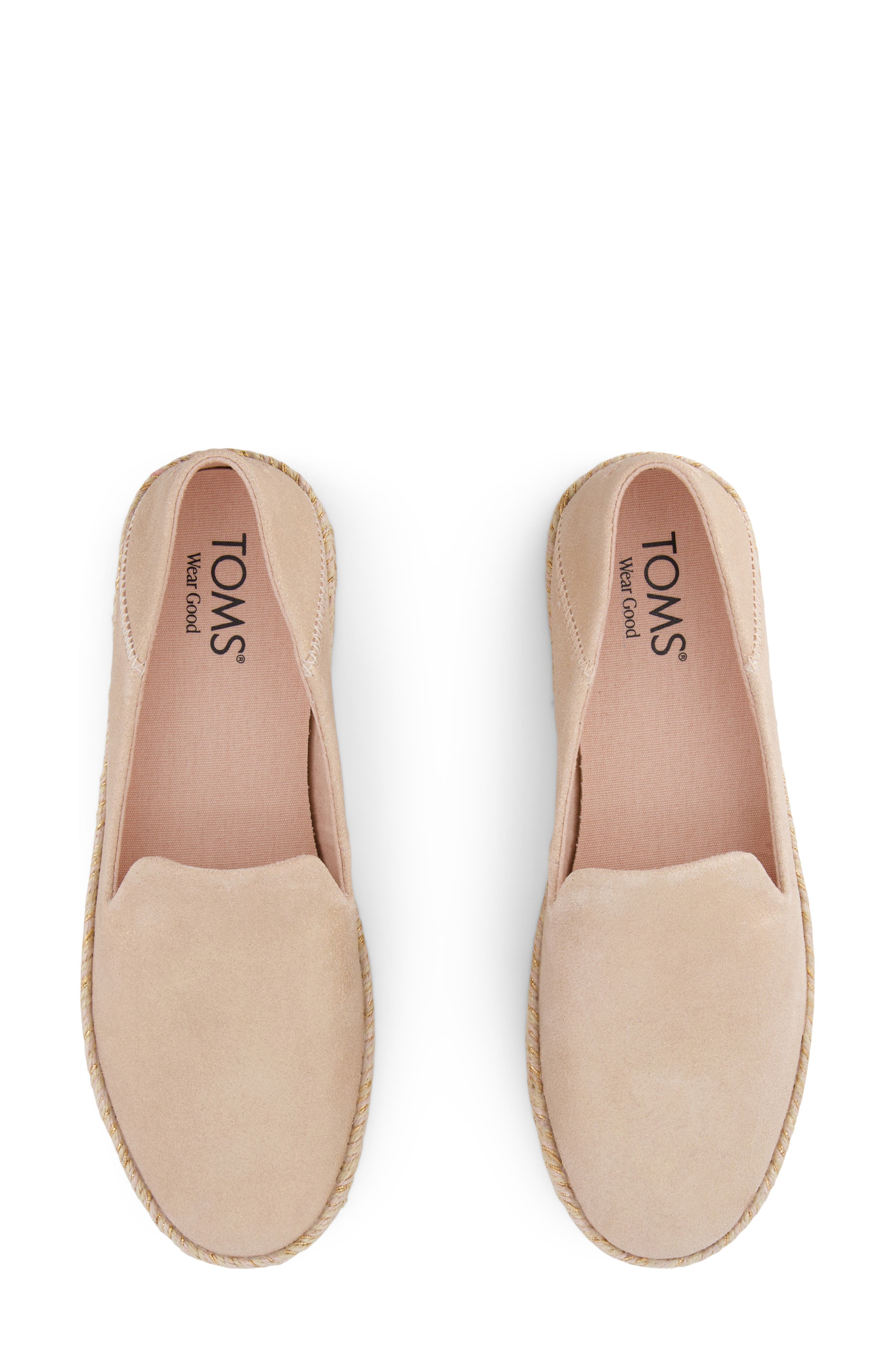 TOMS Caroln Slip-On Espadrille, Alternate, color, Pink