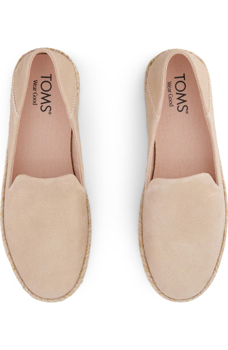 TOMS Caroln Slip-On Espadrille, Alternate, color, Pink