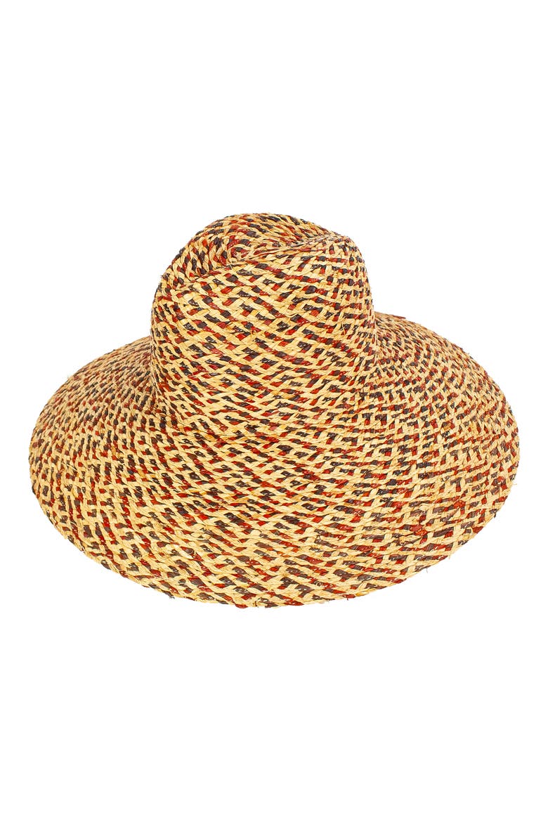 Wide Brim Fedora Hat, Main, color, BROWN