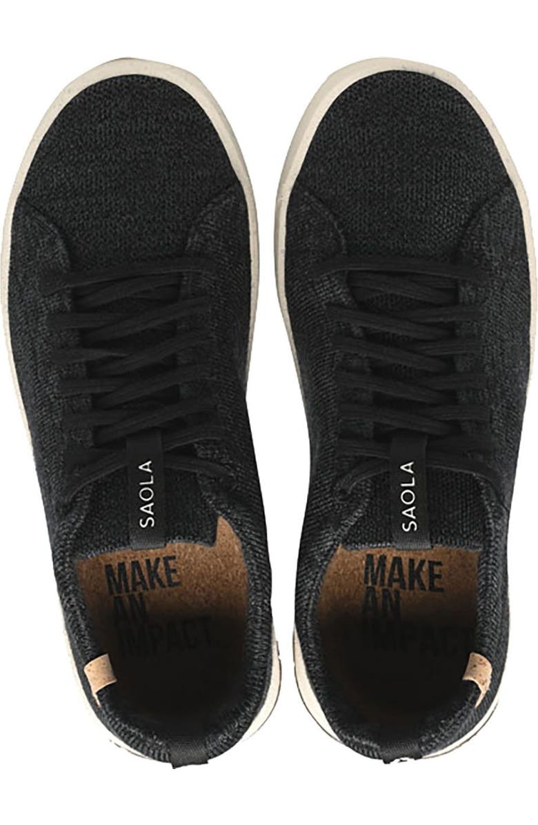 Saola Cannon Knit 2.0 Wool Shoe - Women's, Alternate, color, Black/Steel Grey