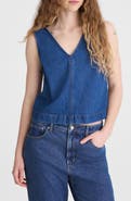 Madewell Denim V-Neck Shell