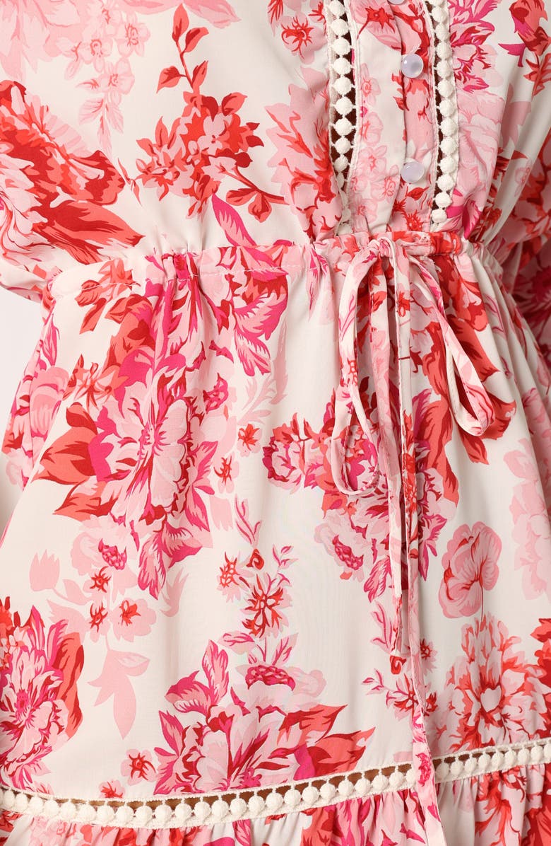 Petal & Pup Sienna Floral Minidress, Alternate, color, Pink