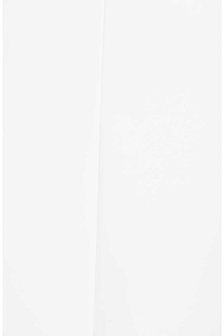 Draped Waist Crepe Wide Leg Pants, Alternate, color, IVORY