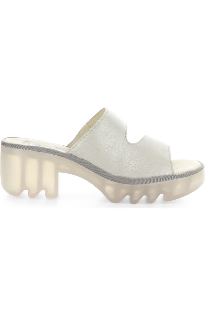 Fly London Tech Platform Sandal, Alternate, color, Silver Borgogna