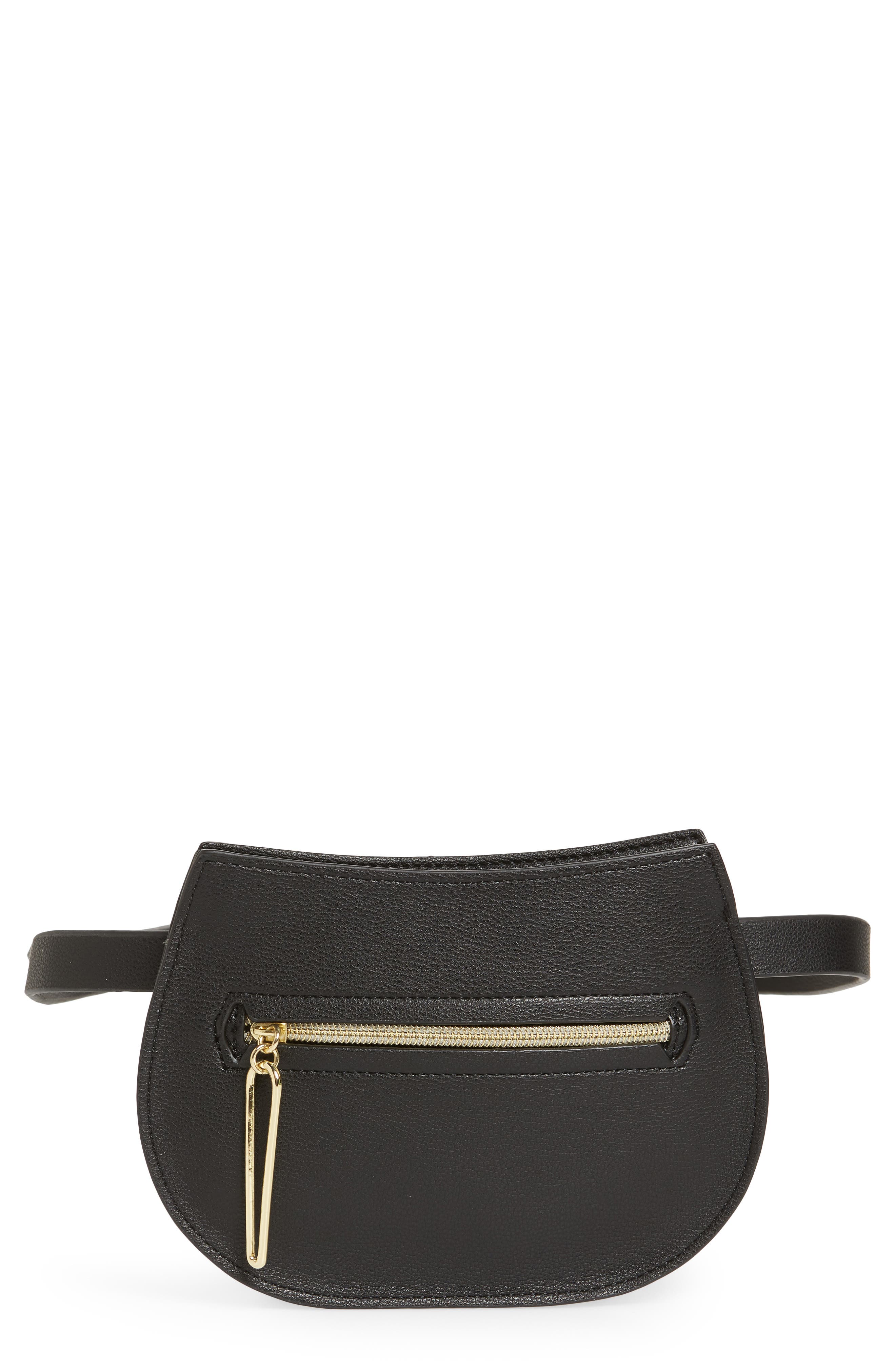 Danielle Nicole Trish Faux Leather Belt Bag, Main, color, 