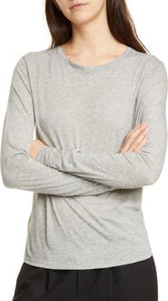 Vince Essential Long Sleeve Crewneck Tee