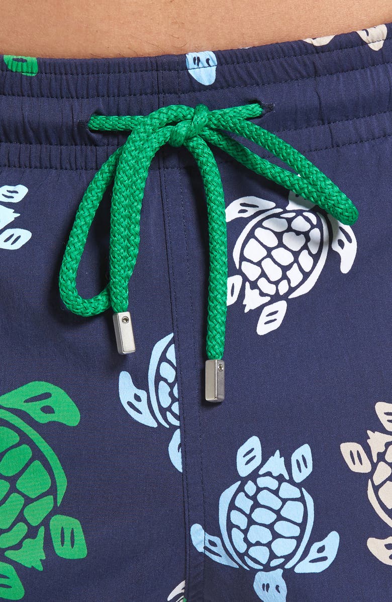 Vilebrequin Moorise Turtle Swim Trunks, Alternate, color,