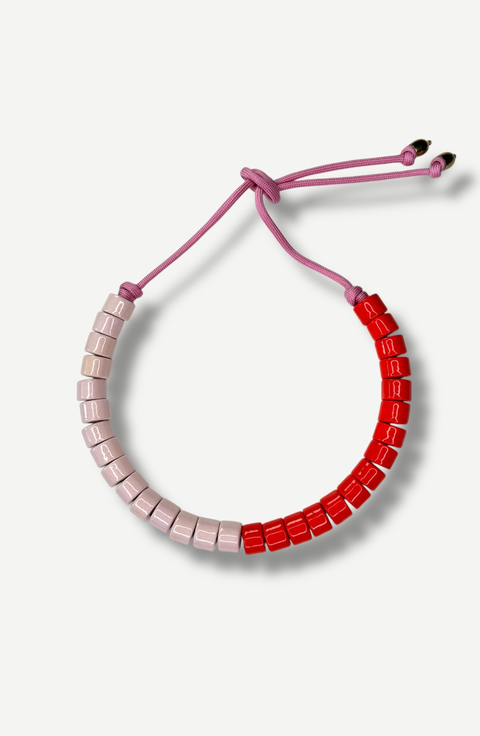 Bead Two Split Candy Necklace