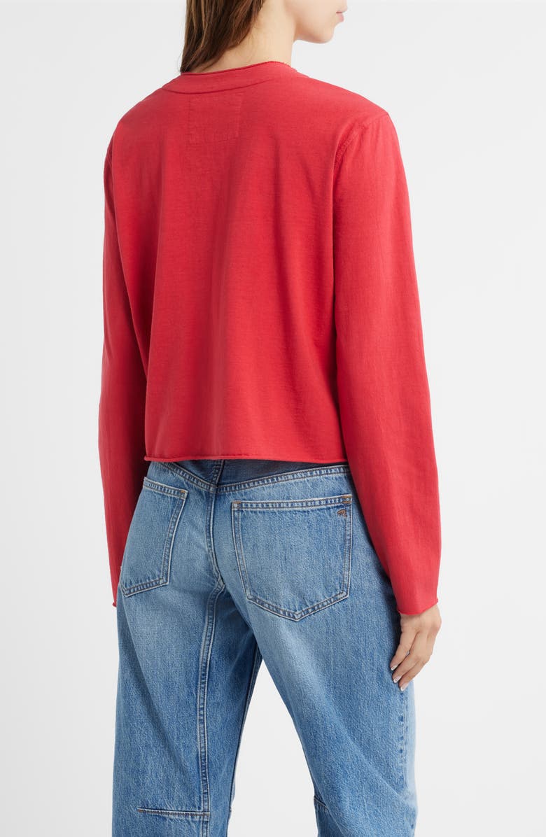 Frank & Eileen Jackie Cardigan, Alternate, color, Cherry