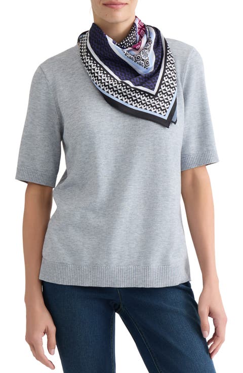 Crewneck Half Sleeve Top