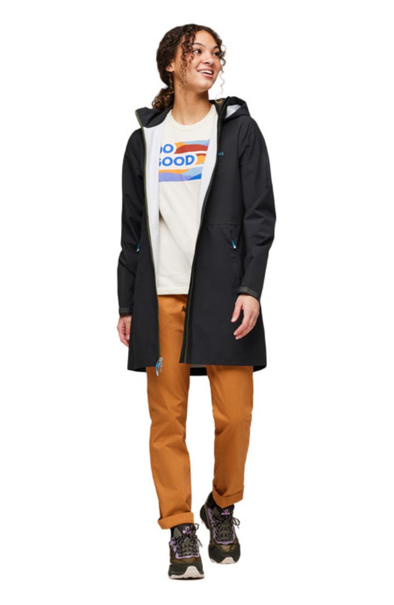 Cotopaxi Cielo Rain Trench - Women's, Main, color, Black