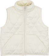 Widgeon Faux Fur Lined Zip Front Quilted Barn Vest