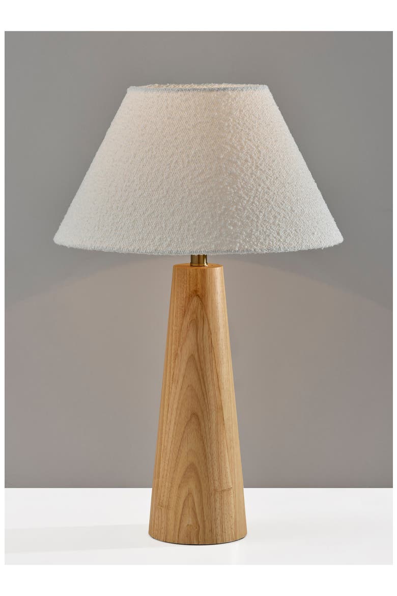 Brayden Tapered Table Lamp, Alternate, color, NATURAL WOOD
