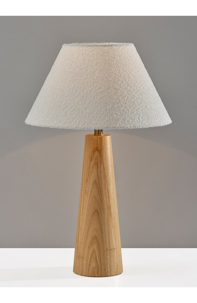 ADESSO LIGHTING Brayden Tapered Table Lamp, Alternate, color, Natural Wood