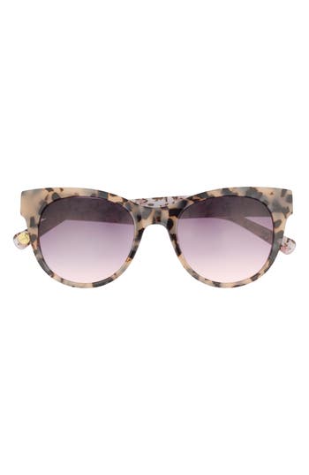Ted Baker 50mm Round Sunglasses In Pink