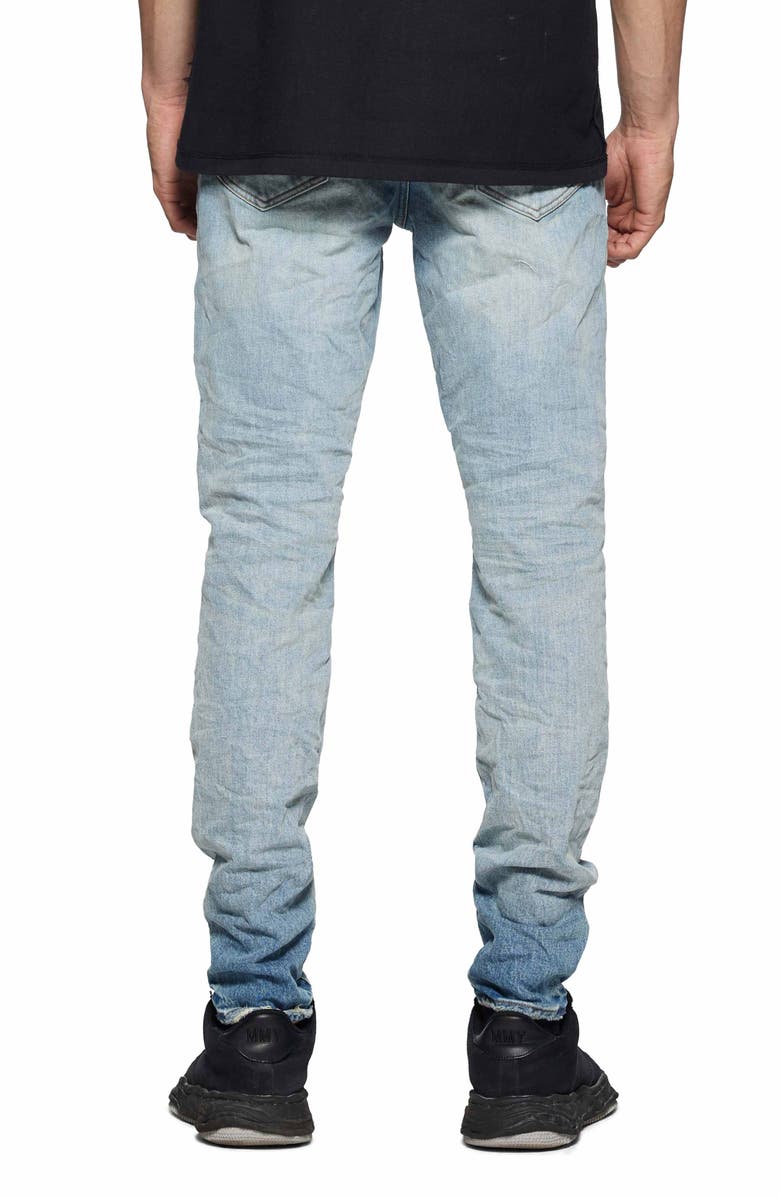 PURPLE BRAND Ice Washed Distressed Skinny Jeans, Alternate, color, 