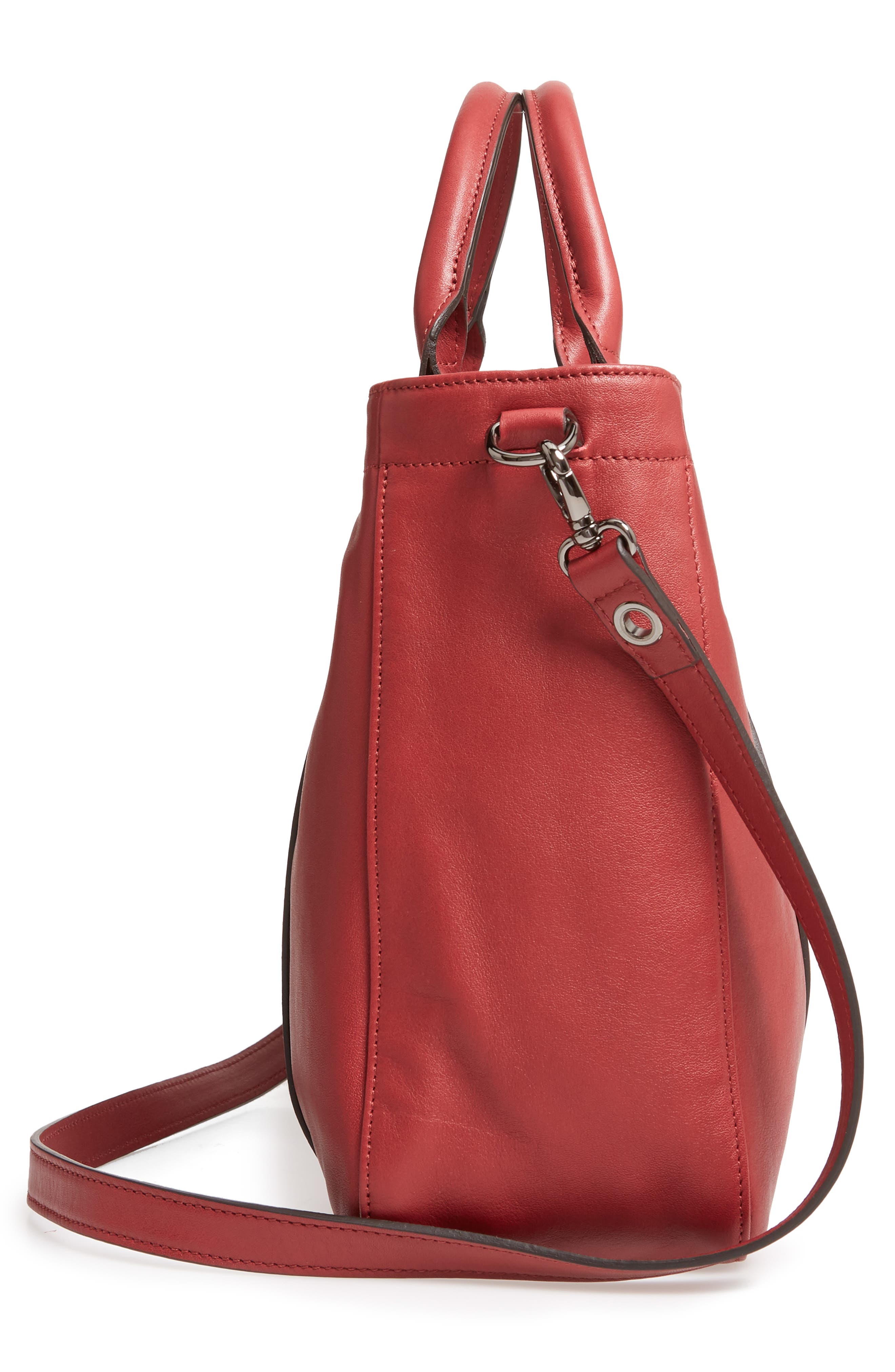 Longchamp '3D - Small' Leather Tote, Alternate, color, 