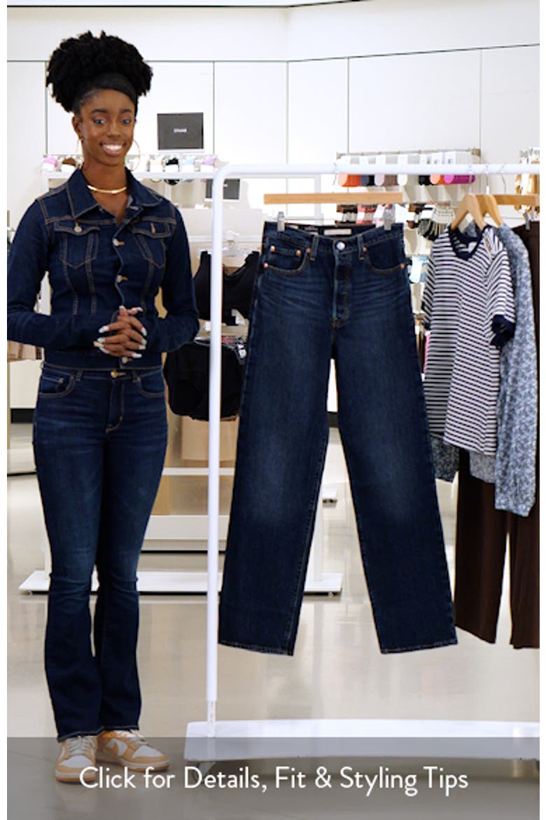 Ribcage High Waist Straight Leg Jeans video