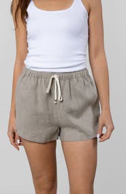LEISURE LAB Linen Resort Short