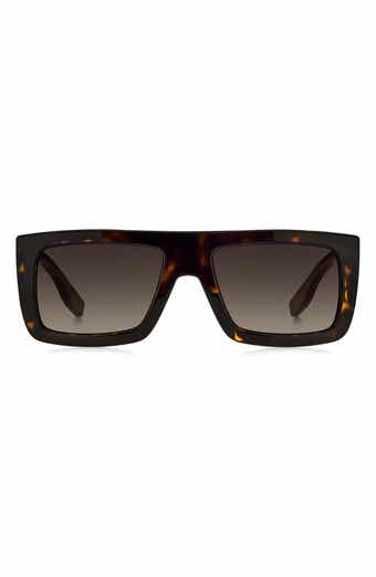 53mm Gradient Rectangular Sunglasses