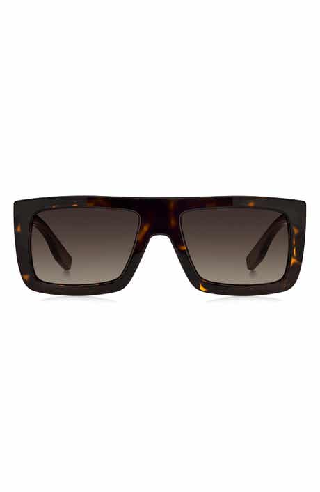 53mm Gradient Rectangular Sunglasses
