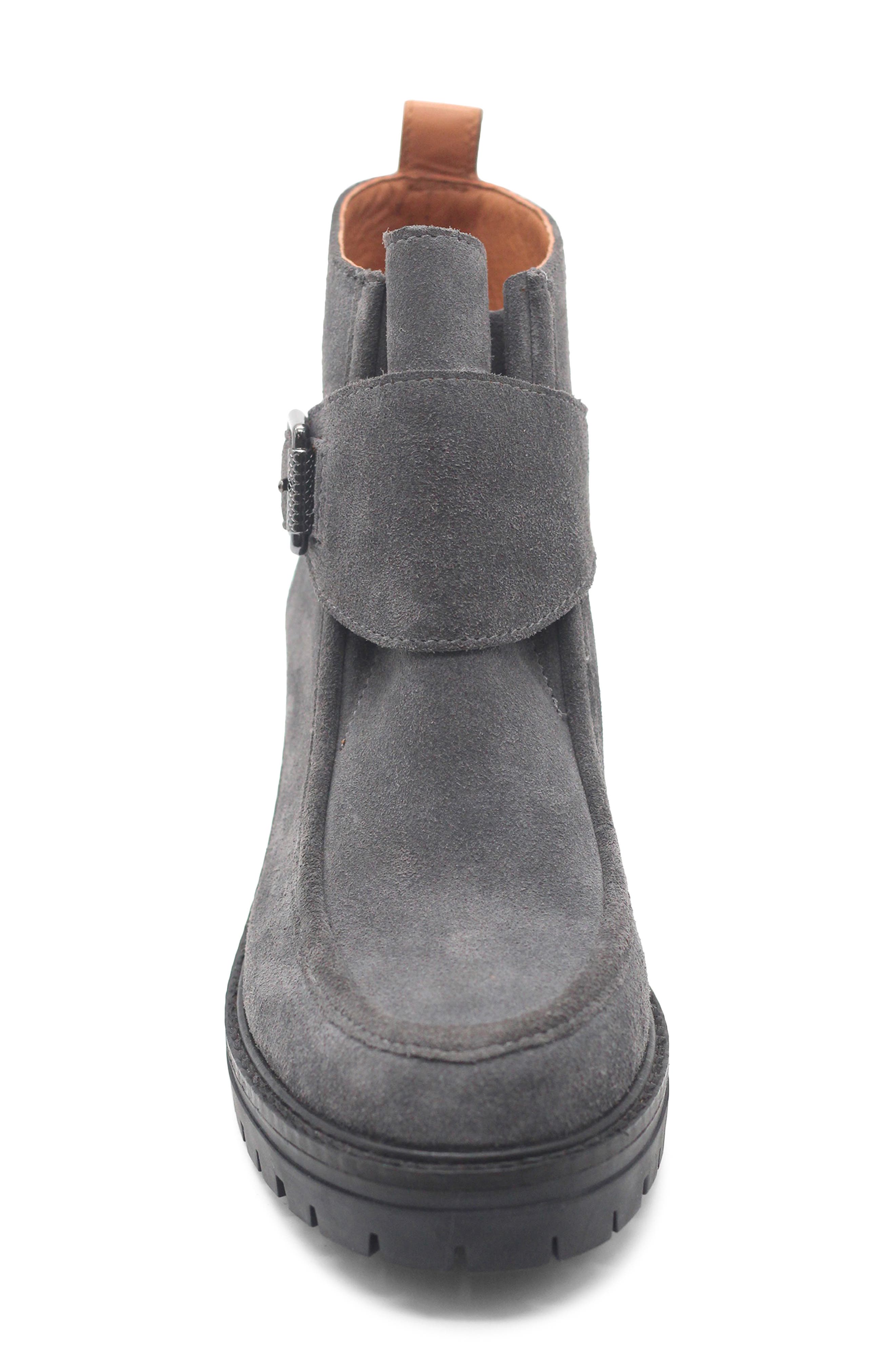Gentle Souls Baden Bootie, Alternate, color, Blue Grey Suede