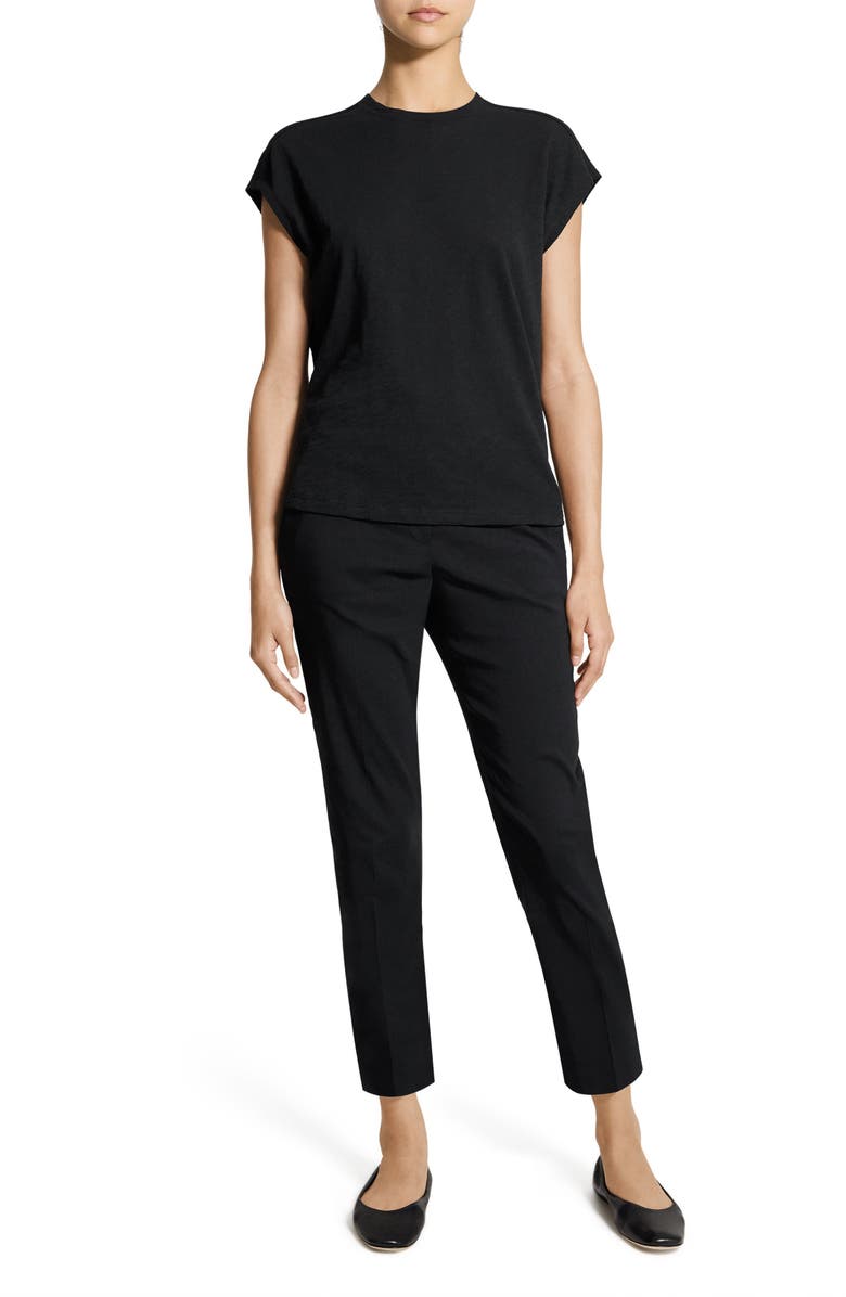 Theory Cap Sleeve Organic Cotton T-Shirt, Alternate, color, 