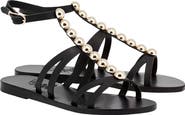 Ancient Greek Sandals Doris Embellished Ankle Strap Sandal