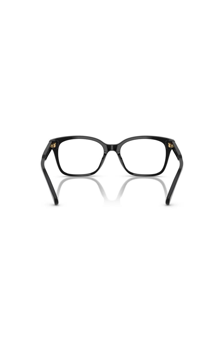 RALPH 53mm Rectangle optical glasses, Alternate, color, Black