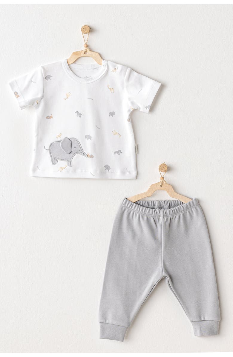 Andy Wawa Little King Elephant Pants Outfit, Alternate, color, 