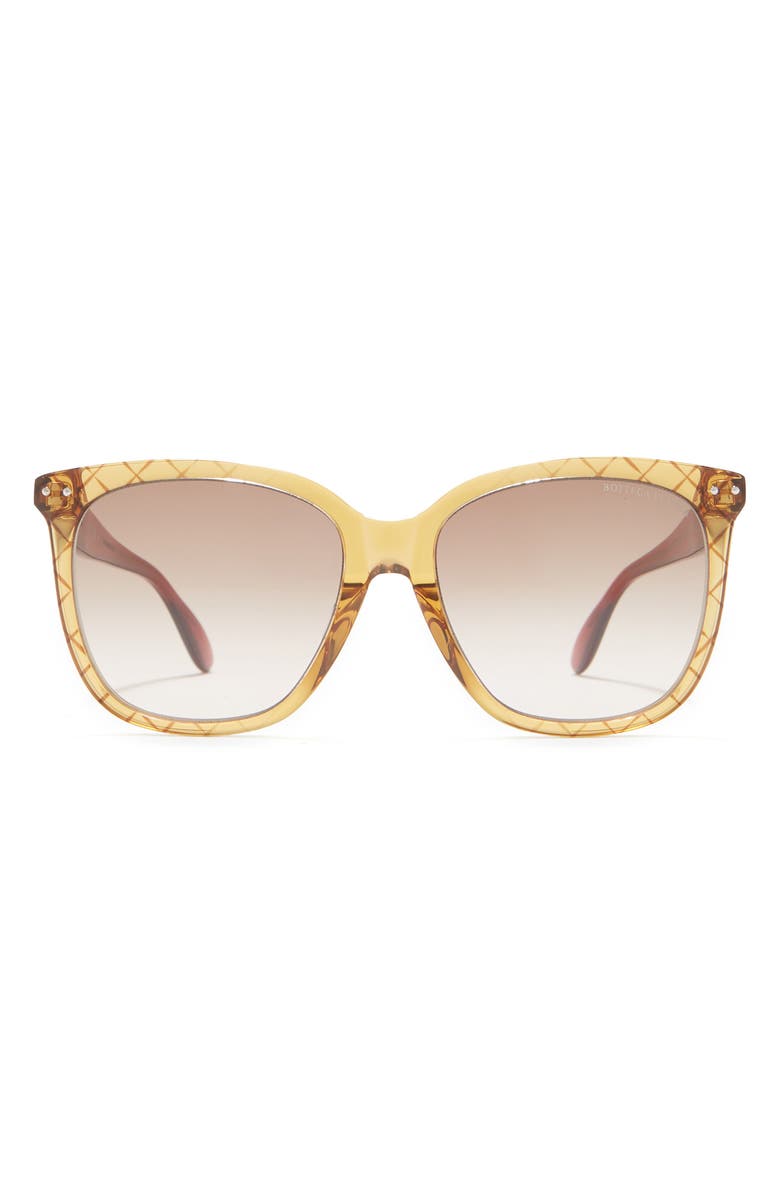 Bottega Veneta 55mm Square Sunglasses, Main, color,