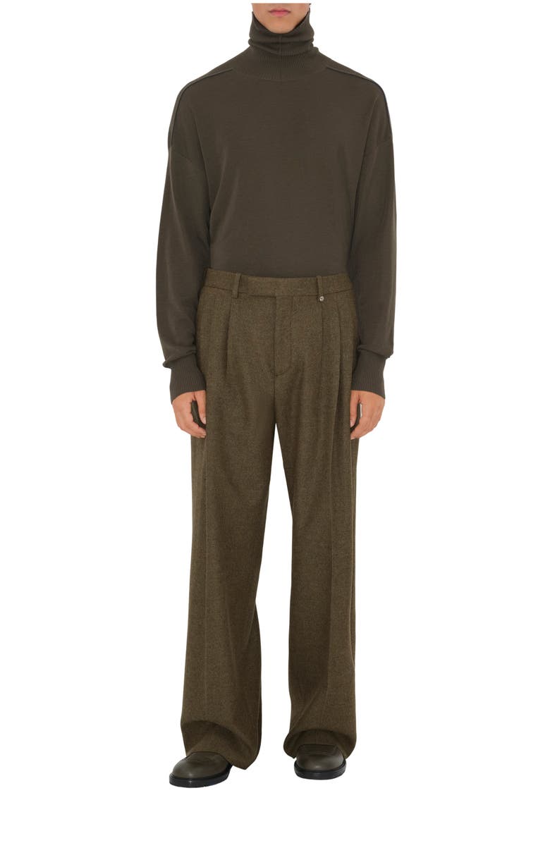 Burberry Wool Tailored Trousers, Main, color, 