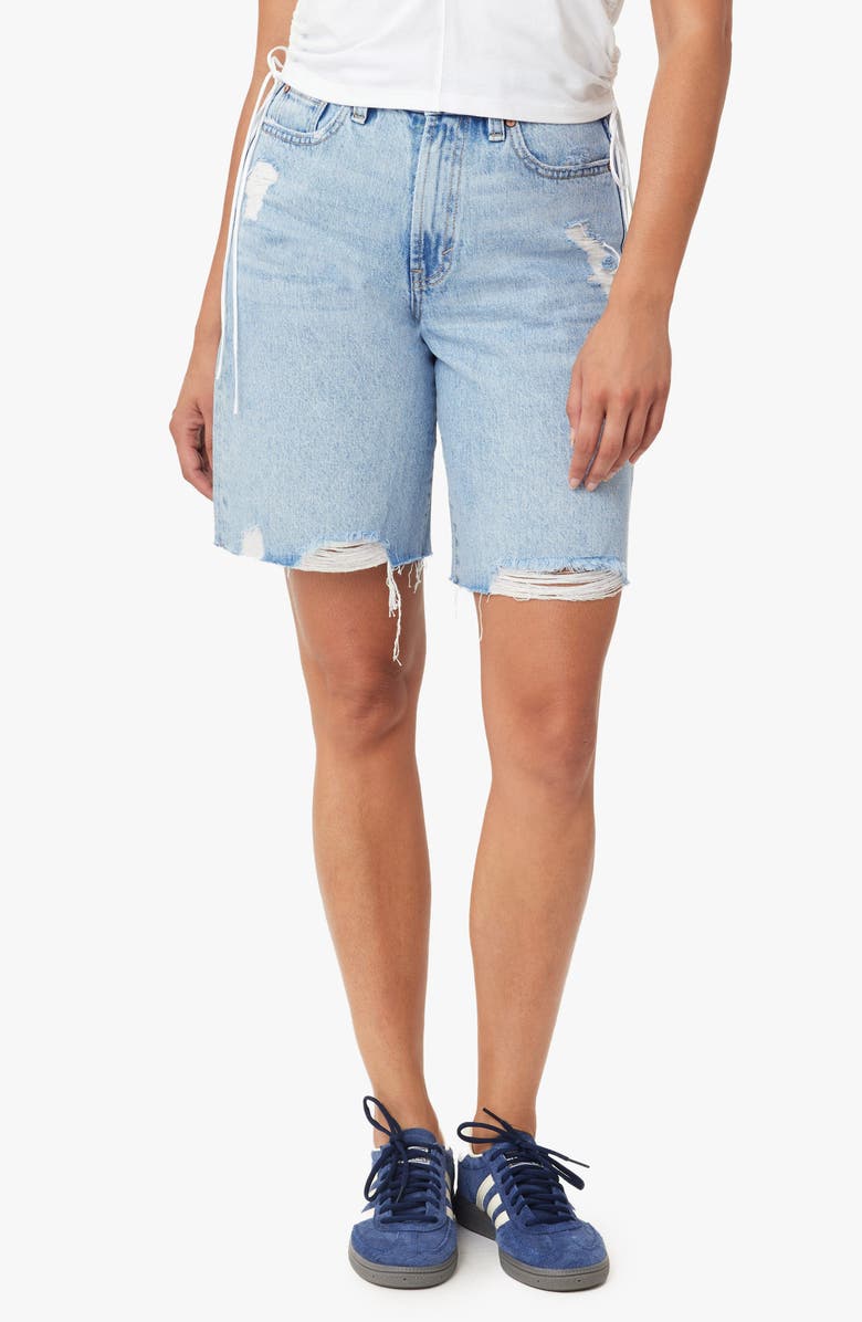Habitual Joey Long Cutoff Denim Shorts, Main, color, Aire